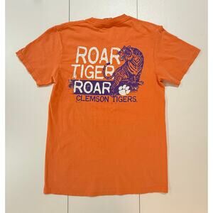 CLEMSON TIGERS Comfort Colors T Shirt Roar Tigers Roar Orange Adult Size S (123)